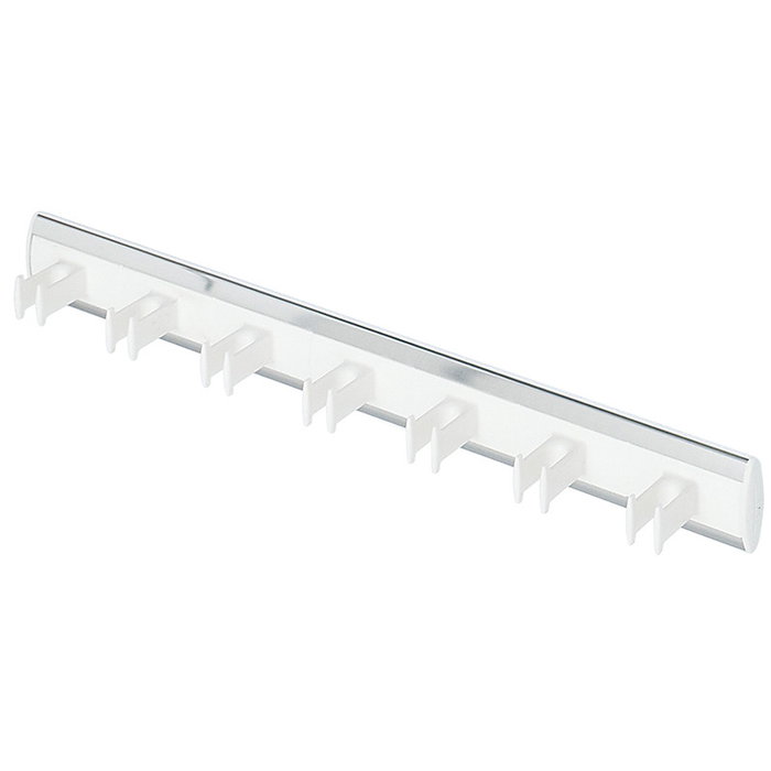 SERVETTO ERGO F Porte-ceintures fixe 7 crochets Blanc/Transparent SERVETTO ERGO F Porte-ceintures fixe 7 crochets Blanc/Transparent