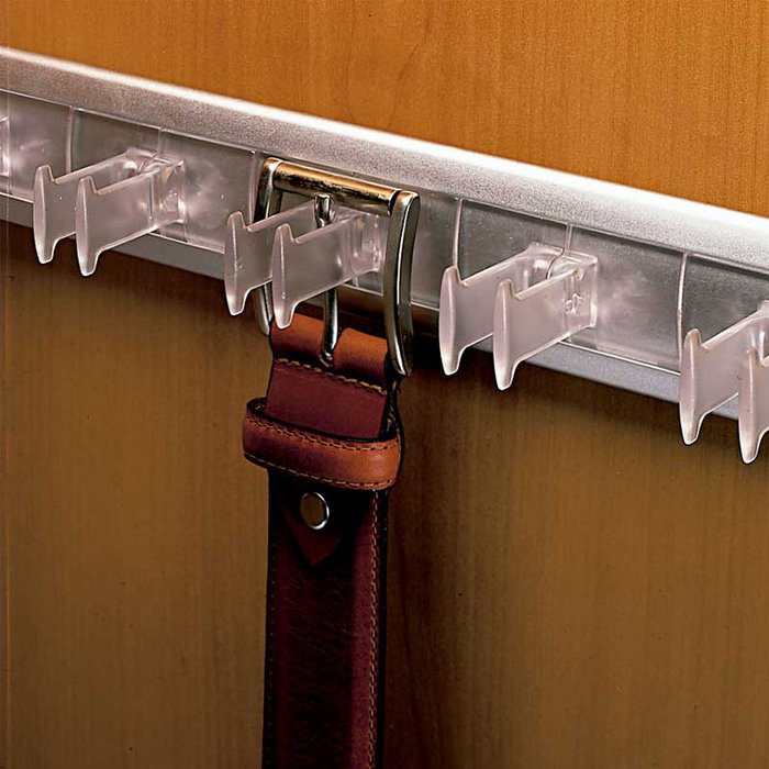 SERVETTO ERGO F Porte-ceintures fixe 7 crochets Blanc/Transparent SERVETTO ERGO F Porte-ceintures fixe 7 crochets Blanc/Transparent