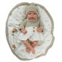 Muñecas Arias Poupée Reborn Noa Beige 40 cm avec couverture d'hiver