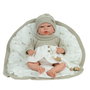Muñecas Arias Poupée Reborn Noa Beige 40 cm avec couverture d'hiver
