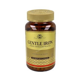 SOLGAR Hierro Gentle 20 mg 180 capsules