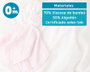 KioKids Doudou Conejito Rose en Bambou et Coton