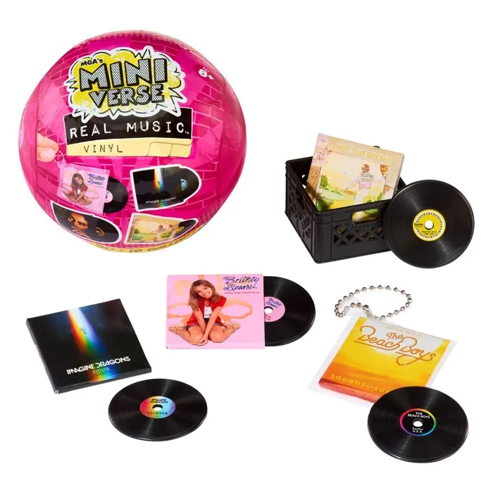 Miniverse Real Music - Vinyles avec accessoires et porte-clés Miniverse Real Music - Vinyles avec accessoires et porte-clés