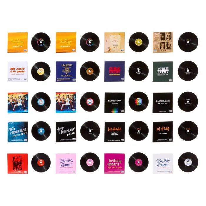 Miniverse Real Music - Vinyles avec accessoires et porte-clés Miniverse Real Music - Vinyles avec accessoires et porte-clés