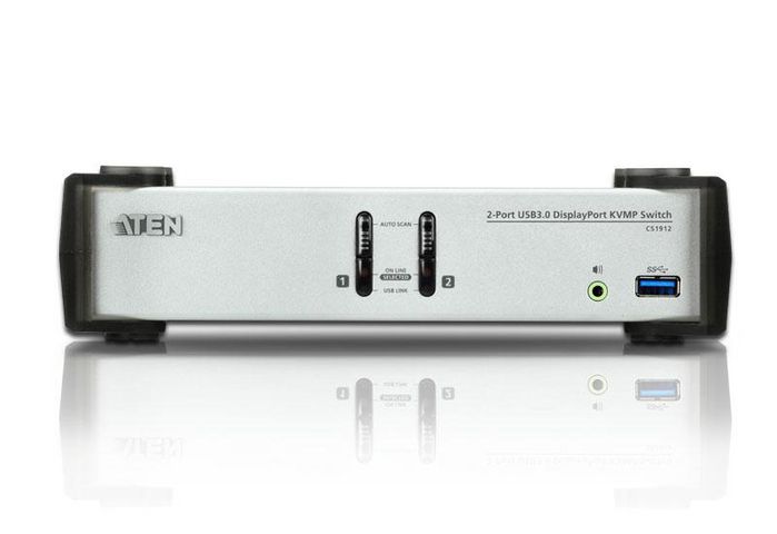 Aten Commutateur KVMP™ DisplayPort 2 ports USB 3.0 CS1912