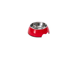Freedog Bol en mélamine et inox Rouge L 19cm - 520ml