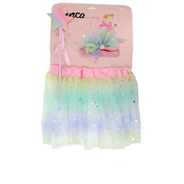 Inca Princesse Lot 3 pz Tutu et Diadème pour Fille 24-36 Mois