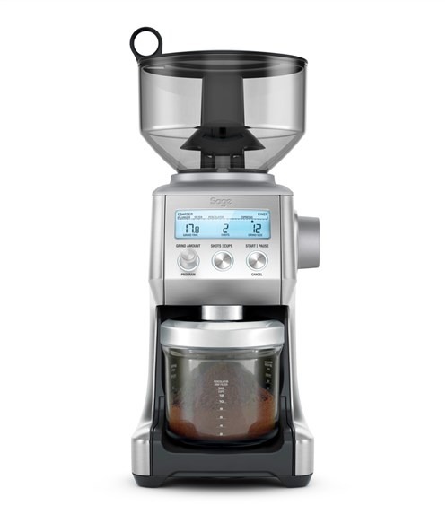 Sage SCG820BSS4EEU1 Moulin à café électrique programmable Smart Grinder Pro - Technologie Dosing iQ, 60 ajustements, mouture conique