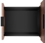 Phoenix technologies Cajonera de Bureau Artisan Combinación Negro et, 2 Tiroirs avec Serrure Roues Frein