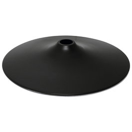 Q&Q Iza - Base conique pour fauteuil, diamètre 600 mm, finition noir mat