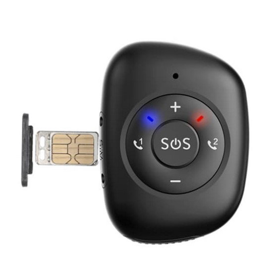 Leotec Smart Tracker GPS 4G Anti-Perte avec Appel SOS et Détecteur de Chutes, Noir Leotec Smart Tracker GPS 4G Anti-Perte avec Appel SOS et Détecteur de Chutes, Noir