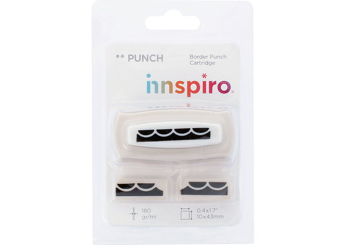 Innspiro Cartouche interchangeable pour machine à découper de bordures Ondes 10x43mm