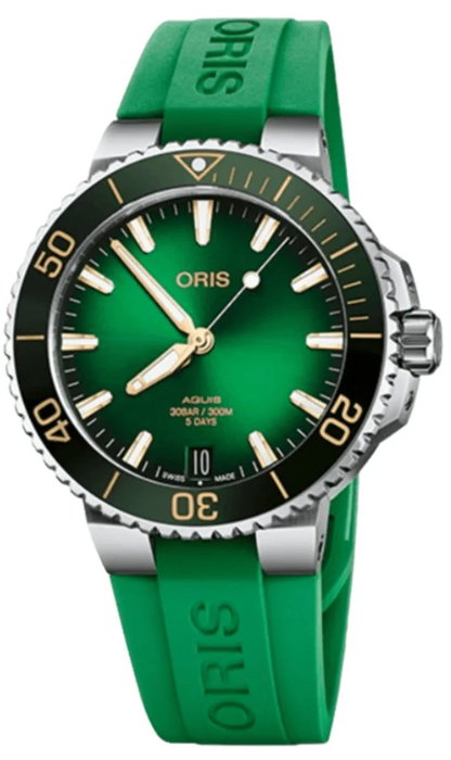 Oris Aquis Date 4127-07-4-22-77FC Vert Oris Aquis Date 4127-07-4-22-77FC Vert
