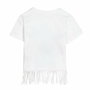 T shirt à manches courtes Enfant Stitch Blanc