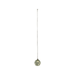 Lumineo Boule suspendue en cristal microled, vert eau, ø10cm