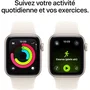 Apple Watch SE 3 GPS + Cellular 40mm Boîtier Aluminium Starlight avec Bracelet Sport Band Starlight Taille S/M