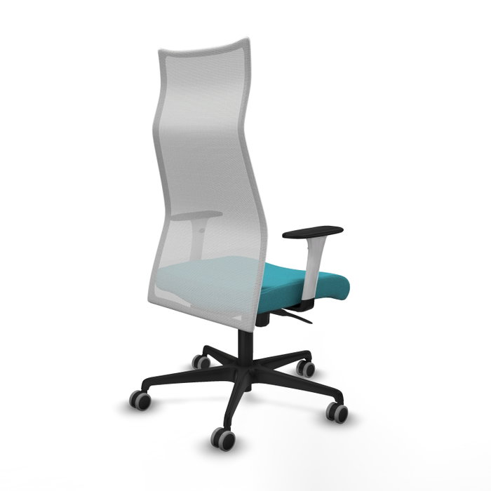 Piqueras y Crespo Chaise de Bureau Albacete Turquoise et Blanc Piqueras y Crespo Chaise de Bureau Albacete Turquoise et Blanc