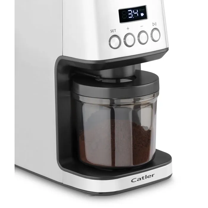 Catler CG 510 Moulin à café électrique en inox avec 31 niveaux de mouture
