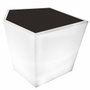BigBuy Garden Table d'appoint Penta Blanc Polyéthylène 40 x 33 x 38,5 cm