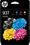 HP 937 Multipack de 4 cartouches d'encre originale (Noir, Cyan, Magenta, Jaune)