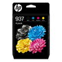 HP Pack de 4 Cartouches d'encre 937 CMJN (6C400NE) Authentiques