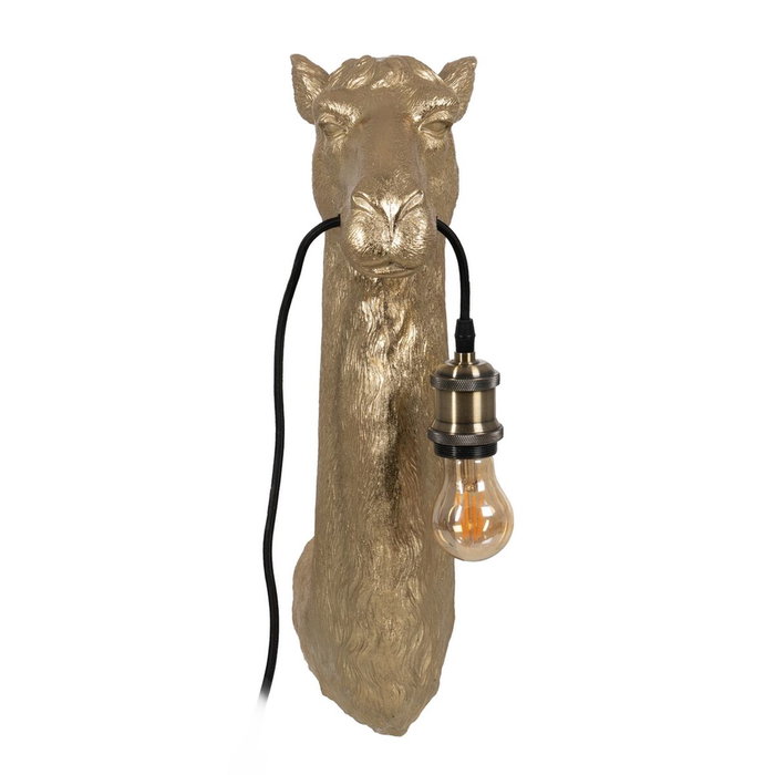 BigBuy Home Applique Murale Doré Résine A 12,5 x 26 x 50 cm BigBuy Home Applique Murale Doré Résine A 12,5 x 26 x 50 cm