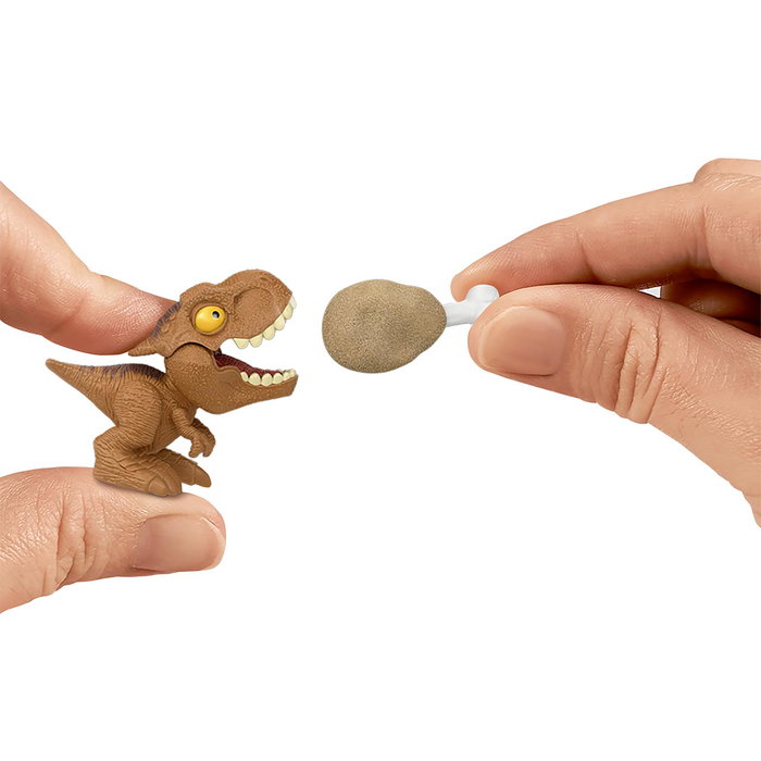 Mattel - Jurassic World - Crushivores - Kit de fouille de dinosaure avec dinosaure caché, gel et sable, jouet pour enfants dès 4 ans