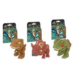 Mattel - Jurassic World - Crushivores - Kit de fouille de dinosaure avec dinosaure caché, gel et sable, jouet pour enfants dès 4 ans