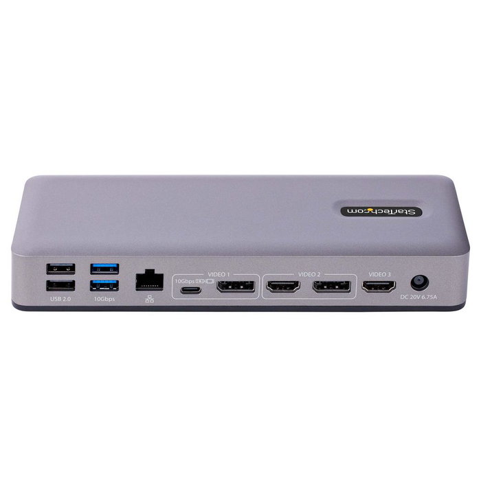 Startechcom Docking Station 14 en 1 USB-C HDMI DisplayPort RJ45 USB 3.2 USB 2.0 Power Delivery 60W 4K 5K Chromebook