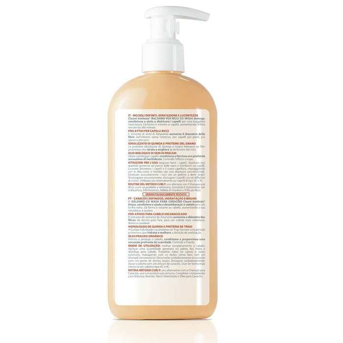Clearé Institute Baume Co-Wash Curly 300 ml Clearé Institute Baume Co-Wash Curly 300 ml