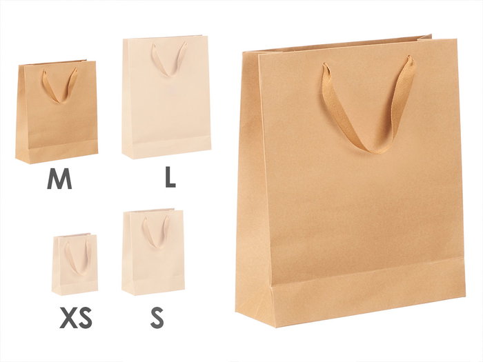 Pincello Sac en Papel Kraft Marron 33x28x10 cm - Sac à Provisions (Set de 48) Pincello Sac en Papel Kraft Marron 33x28x10 cm - Sac à Provisions (Set de 48)