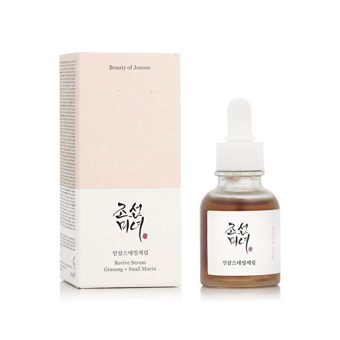 Beauty Of Joseon Sérum Réparateur REVIVE Ginseng & Mucine d'Escargot 30 ml Beauty Of Joseon Sérum Réparateur REVIVE Ginseng & Mucine d'Escargot 30 ml