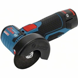 Bosch Professional GWS 12V-76 Meuleuse angulaire 75mm avec 2 batteries 3,0Ah et L-BOXX