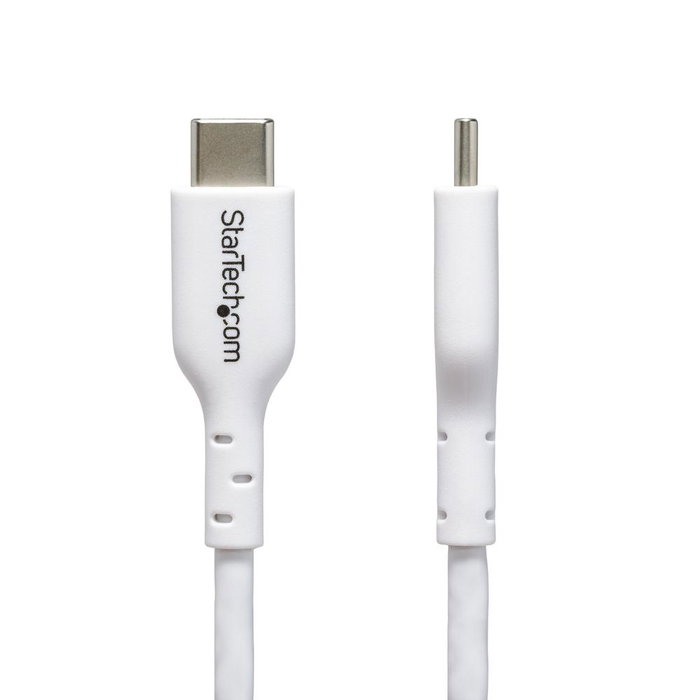 Startechcom Câble USB-C USB 2.0 de Charge et Données 1m Bluetooth Power Delivery 60W Blanc Réf. USB2CC1MNCWHE