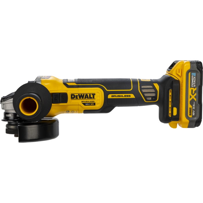 DeWalt DCG405S2T-QW Meuleuse d'angle sans fil 18V avec 2 batteries 3,5 Ah DeWalt DCG405S2T-QW Meuleuse d'angle sans fil 18V avec 2 batteries 3,5 Ah