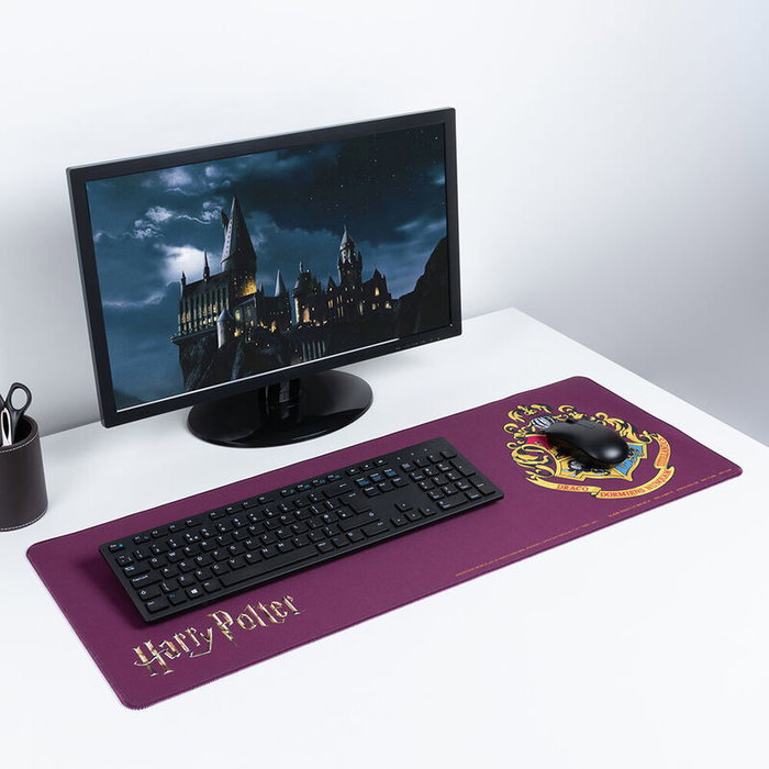 PALADONE - Tapis de souris gaming Harry Potter Poudlard (Hogwarts) - Dimensions 30 x 80 cm pour bureau