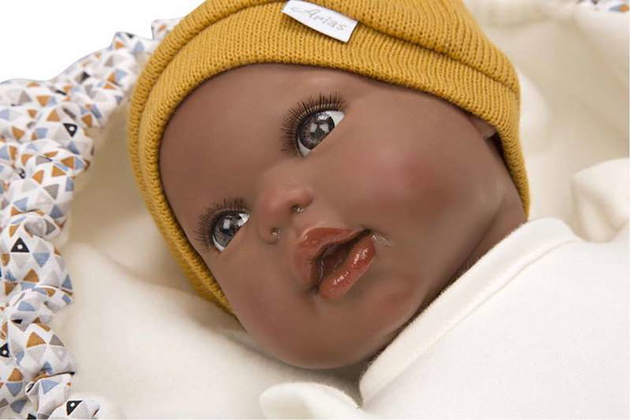 Muñecas Arias Poupée reborn Rafael 45 cm avec sac de portage - Version espagnole