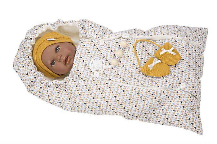 Muñecas Arias Poupée reborn Rafael 45 cm avec sac de portage - Version espagnole