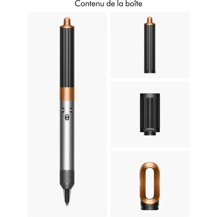 Dyson Airwrap Origin Nickel / Cuivré - Coiffeur sans chaleur extrême 1300W Dyson Airwrap Origin Nickel / Cuivré - Coiffeur sans chaleur extrême 1300W