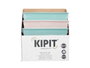 KIPIT Organisateur de tiroir 16 compartiments rose vert 33x9x49 cm (Set de 6)