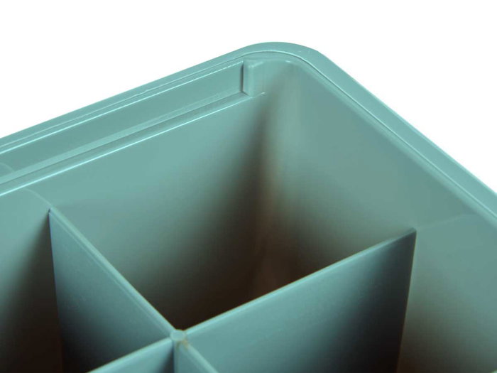 KIPIT Organisateur de tiroir 16 compartiments rose vert 33x9x49 cm (Set de 6)
