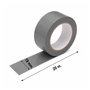 WOLFPACK LINEA PROFESIONAL Ruban isolant Gris 20 m x 19 mm