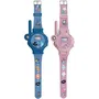Lexibook Montre digitale talkie-walkie Stitch pour enfants avec boussole, lampe de poche, portée 200 mètres