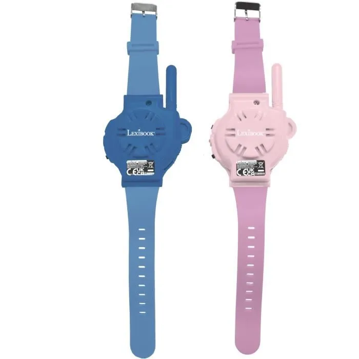 Lexibook Montre digitale talkie-walkie Stitch pour enfants avec boussole, lampe de poche, portée 200 mètres