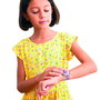Lexibook Disney Stitch - Montre Walkie-Talkie pour Enfants avec Licence Stitch - Portée 200 m, Micro intégré et Réducteur de Bruit - Recommandé +6 ans - Réf. Dmwtw1D