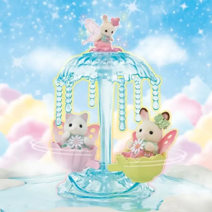 Sylvanian Families - Château des Fées 5815 - Jouet Magique avec Bébé Lapin et Fée - Figurines - Dès 3 ans