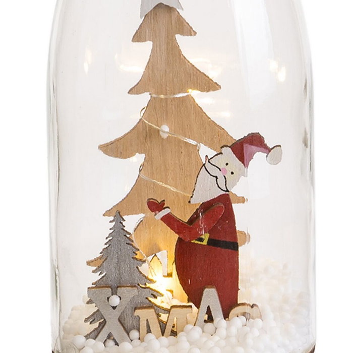 BigBuy Home Décorations de Noël Père Noël Bouteille Multicouleur BigBuy Home Décorations de Noël Père Noël Bouteille Multicouleur