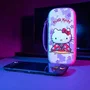 Konix Housse de protection et transport Nintendo Switch avec motif Hello Kitty 3D rose - Compatible Switch 2, Switch et OLED - Avec filet à accessoires et 8 compartiments pour jeux