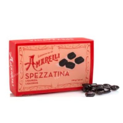 AMARELLI Red Spezzatina 12x100 g - Morceaux de réglisse forte AMARELLI Red Spezzatina 12x100 g - Morceaux de réglisse forte