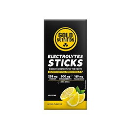 Goldnutrition Electrolytes Sticks Limon 10 sticks - Complément électrolytique saveur citron